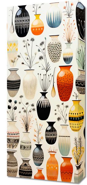 Obraz 30x70cm Symfonia Wazonów zdjęcie 1