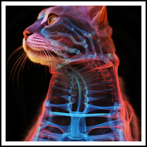 Plakat 100x100cm Anatomia Kota na Arena.pl