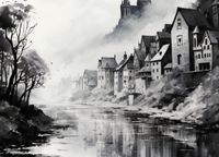 Plakat 18x13cm Mglisty Refleks