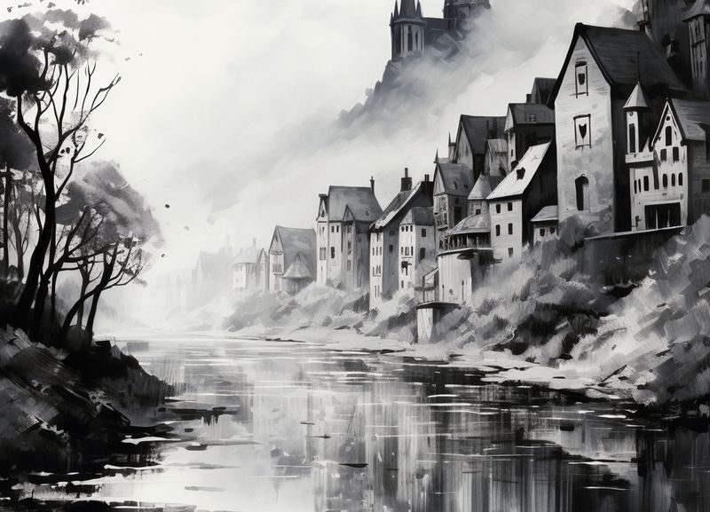 Plakat 18x13cm Mglisty Refleks zdjęcie 1