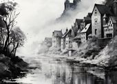 Plakat 18x13cm Mglisty Refleks