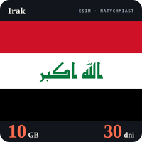 Karta eSIM Internet Irak 10 GB na 30 dni - bez rejestracji