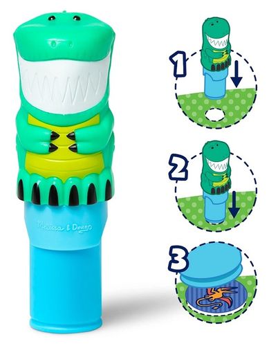 Naklejki dla dzieci Książeczka ze stempelkiem Dinozaury Sticker WOW Melissa na Arena.pl