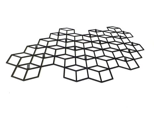 wieszak ścienny geometryczny CUBE na Arena.pl