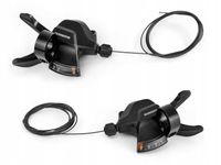 KOMPLET dźwigni przerzutek Manetek SHIMANO Altus SL-M315 3x7 z linkami