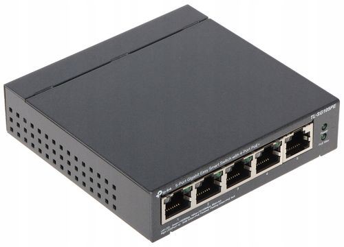 Switch TP-Link 5p TL-SG105PE (5x10/100/1000Mbit, 4xPoE+) na Arena.pl