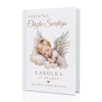 Pamiątka Chrztu Prezent na Chrzest dla Chłopca Personalizowana Biblia