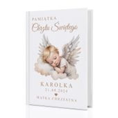 Pamiątka Chrztu Prezent na Chrzest dla Chłopca Personalizowana Biblia