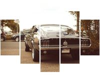 105CM 150CM OBRAZ 5 ELEM FORD MUSTANG 55LANEY69 DRUK