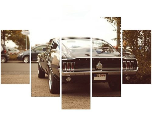 105CM 150CM OBRAZ 5 ELEM FORD MUSTANG 55LANEY69 DRUK na Arena.pl