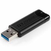 verbatim pendrive 64gb usb-a 3.2pinstripe czarny/black 49318