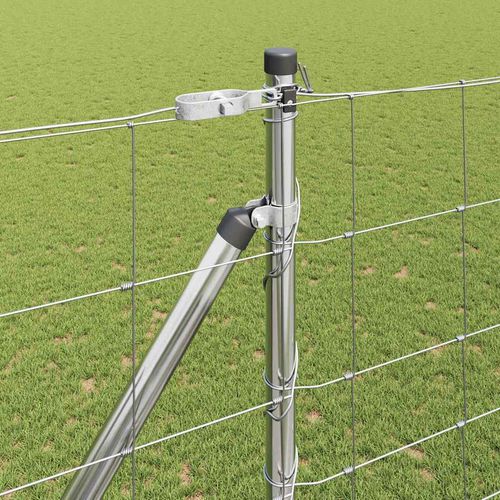 Ogrodzenie pastwiskowe Srebrny 25 x 1.6 m Stal galwanizowana na Arena.pl