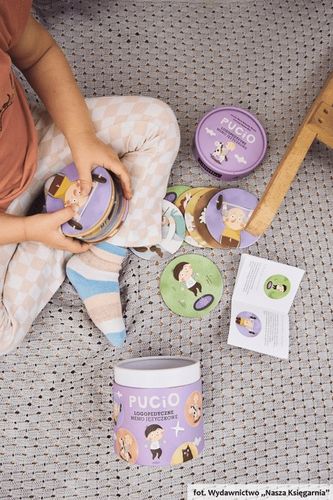 Pucio. Logopedyczne memo języczkowe Nasza Księgarnia - gry na Arena.pl