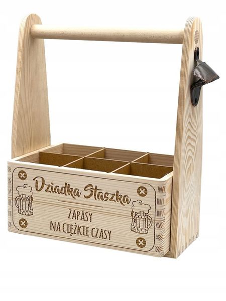 SKRZYNKA na PIWO nosidło prezent urodziny GRAWER!! zdjęcie 11