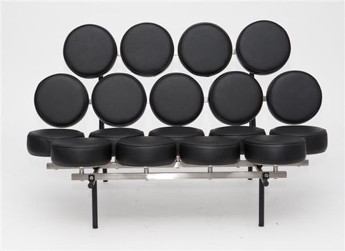 Sofa Candy czarna skóra  D2 na Arena.pl