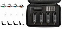 ZESTAW SYGNALIZATOR WODOODPORNY CZUJNIK LED+ SWINGER+ CENTRALKA+ ETUI 4+4+1