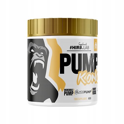 PRZEDTRENINGÓWKA POMPA CYTRULINA ARGININA GLICEROL 450g Pump Kong HIRO na Arena.pl