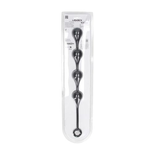 waterdrop silicone anal balls - l - 40mm - black na Arena.pl