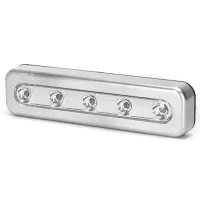 Listwa podszafkowa 17,8 cm 5 LED ciepła 35 lm na baterie 3xAAA praktyczne oświetlenie