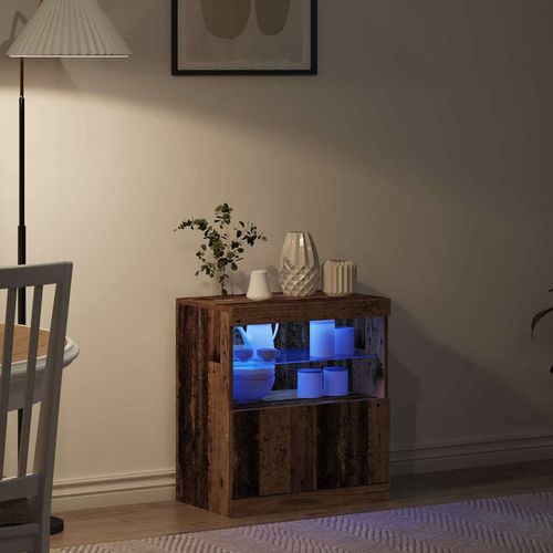 Bufet Brązowy 60 x 37 x 67 cm Materiał drewnopochodny na Arena.pl