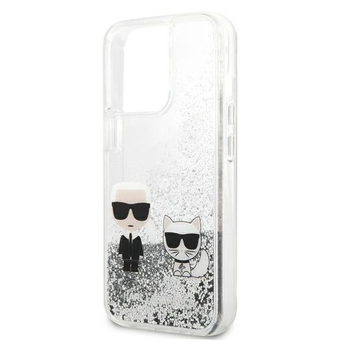 Etui Karl Lagerfeld do iPhone 13 Pro Max, Srebrny na Arena.pl