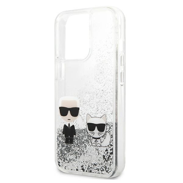 Etui Karl Lagerfeld do iPhone 13 Pro Max, Srebrny zdjęcie 6