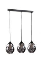 Lampa wisząca 3xE27 LOKI BLACK