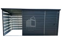 Domek Ogrodowy - Schowek 3x2 + wiata 1,5x2 - okno - drzwi  ID436