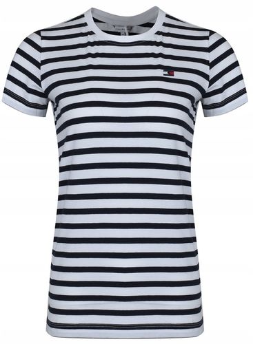 Tommy Hilfiger - DAMSKI T-SHIRT KOSZULKA TH10109-001 bluzka w paski na Arena.pl