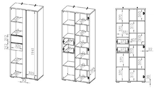 Regał EOS EO05 80cm na Arena.pl