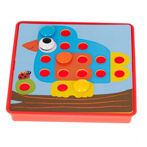 Układanka edukacyjna Guzikowa Mozaika 57el. na Arena.pl