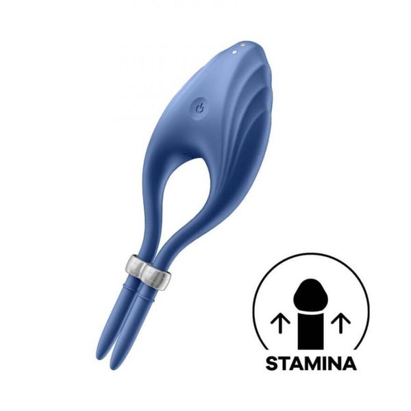 Pierścień-Duelist Ring Vibrator (Blue) zdjęcie 7