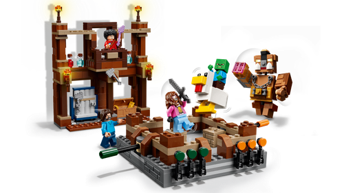 LEGO Minecraft 21272 Ring w Leśnym dworze - zestaw 491 elem. dla dzieci +10 na Arena.pl