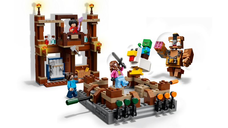LEGO Minecraft 21272 Ring w Leśnym dworze - zestaw 491 elem. dla dzieci +10 zdjęcie 4