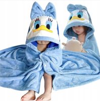 RĘCZNIK KĄPIELOWY OKRYCIE KĄPIELOWE Z KAPTUREM PONCZO 70x140 DLA DZIECI