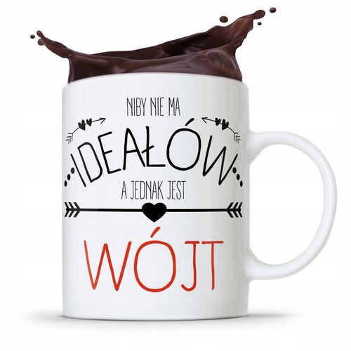 Dla Wójta Kubek Na Prezent Niby Nie Ma Ideałów Z Nadrukiem Ze Zdjęciem na Arena.pl