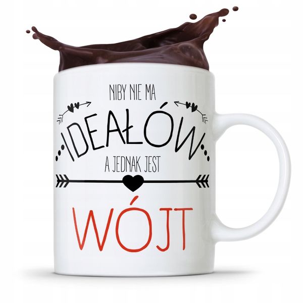 Dla Wójta Kubek Na Prezent Niby Nie Ma Ideałów Z Nadrukiem Ze Zdjęciem zdjęcie 1