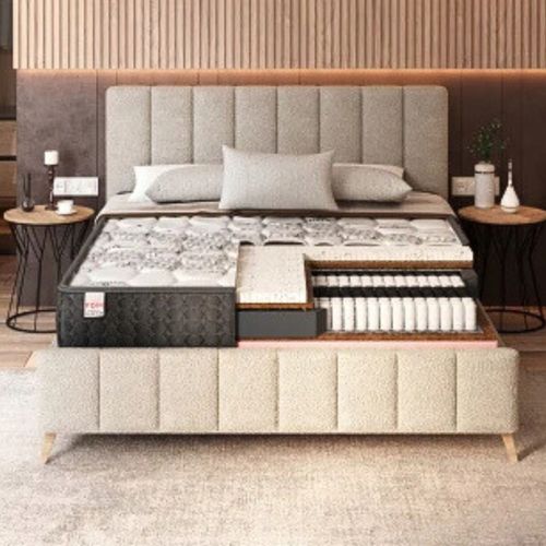 Materac 180 x 200 multipocketowy SOLE kokos, lateks, visco 22 cm PREMIUM na Arena.pl