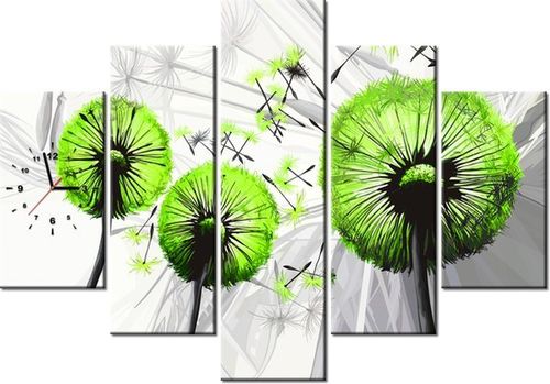 105CM 150CM ZEGAR 5 ELEM DMUCHAWCE KOLORZE LIMONKI DRUK OBRAZ na Arena.pl