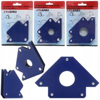 UCHWYT MAGNETYCZNY 3x KĄTOWNIK SPAWALNICZY 11,5 22,5 34,5KG 45° 90° 135°