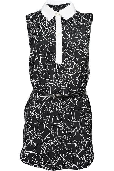 Czarna Bluzka w Serca, Pasek - 40 / L zdjęcie 1