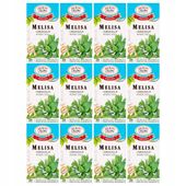 Malwa Herbatka ziołowa melisa 40 g (20 x 2 g) x 12 sztuk