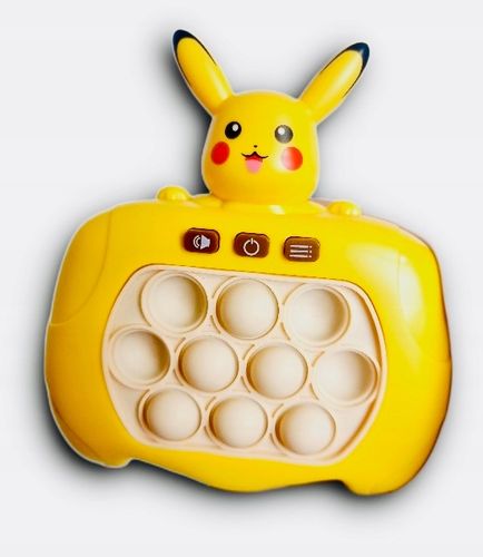 KONSOLA POP IT POKEMON PIKACHU GRA ELEKTRONICZNA ZRĘCZNOŚCIOWA SENSOR na Arena.pl