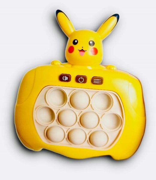 KONSOLA POP IT POKEMON PIKACHU GRA ELEKTRONICZNA ZRĘCZNOŚCIOWA SENSOR zdjęcie 8