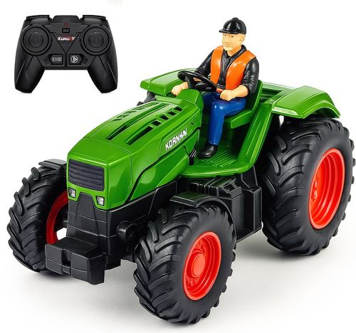 TRAKTOR ZDALNIE STEROWANY DLA DZIECI CIĄGNIK RC Z ZGRABIARKĄ + AKUMULATOR na Arena.pl