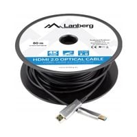 Kabel HDMI Lanberg M/M v2.0 80m czarny optyczny AOC