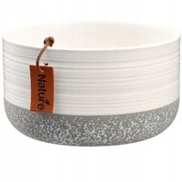 KADAX Doniczka Ceramiczna Osłonka 17x9cm Biała