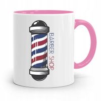 Kubek Różowy Dla Fryzjera Barber Shop Prezent Z Nadrukiem Ze Zdjęciem