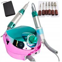 FREZARKA DO PAZNOKCI 65W PROFESJONALNA ZESTAW FREZÓW MANICURE PEDICURE