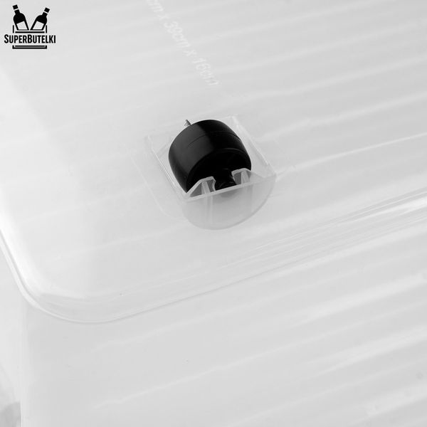 POJEMNIK PLASTIKOWY 25 L ORGANIZER Z POKRYWKĄ NA KÓŁKACH DO zdjęcie 6